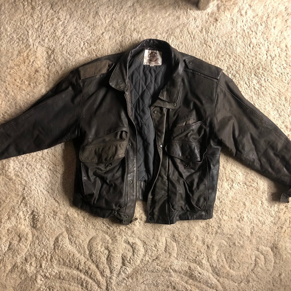 Global Identity - Leather Jacket Size L